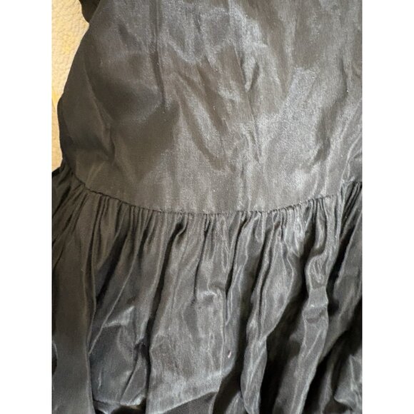 Strapless Goth Steampunk Gown Size M Halloween Ball Gothic Bride Masquerade Vamp - Picture 14 of 15